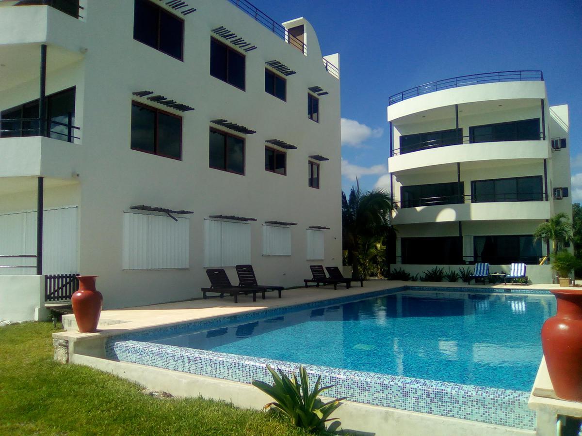 Penthouse With Roof Terrace - Costa Maya Lägenhet Mahahual Exteriör bild