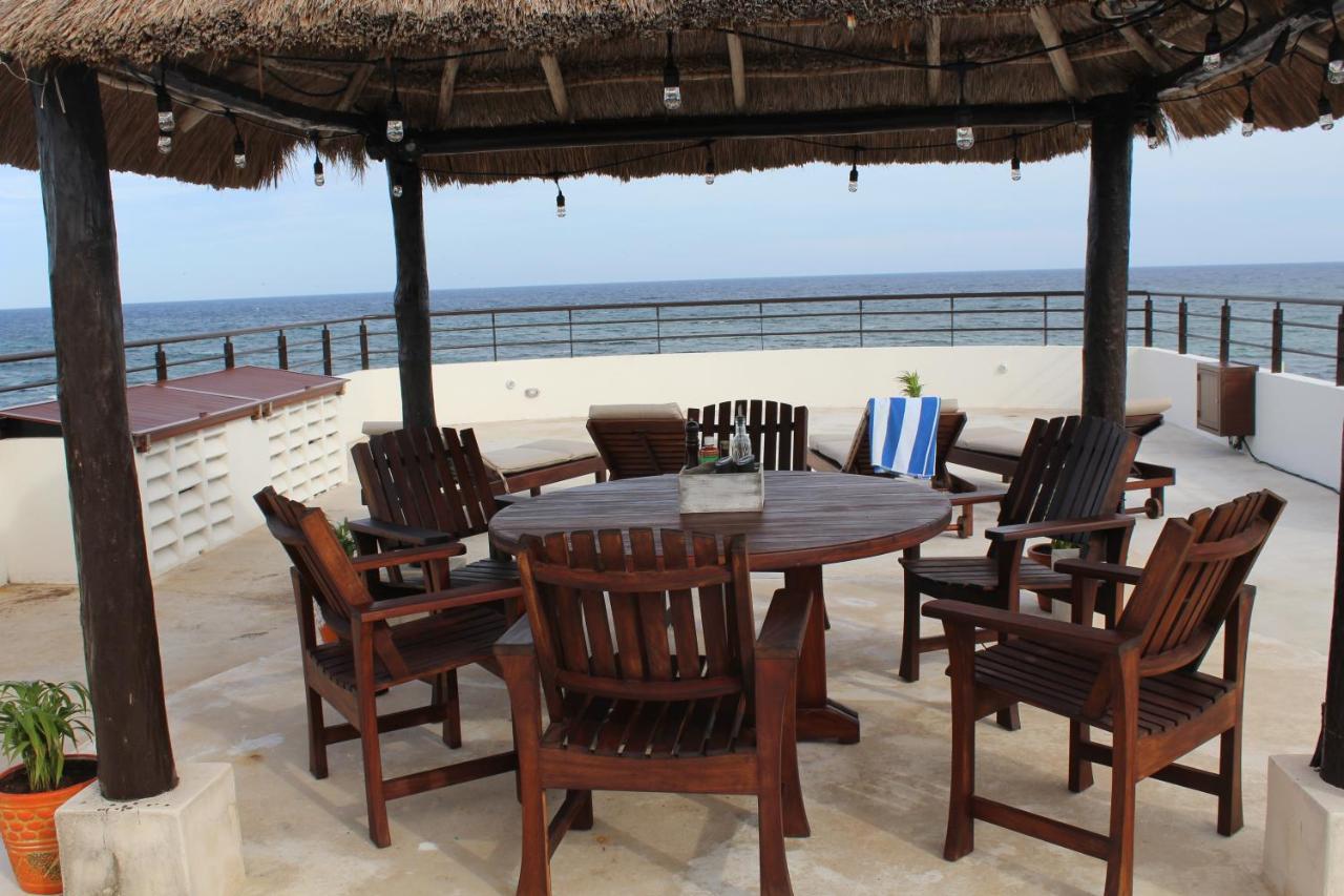 Penthouse With Roof Terrace - Costa Maya Lägenhet Mahahual Exteriör bild